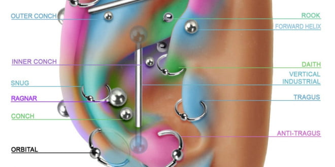 Tunnel Piercing In Acciaio Medicale – 10 Modelli, 11 Misure – Per Orecchio, Lobo, Conchiglia