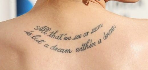 Tatuaggio Scritta