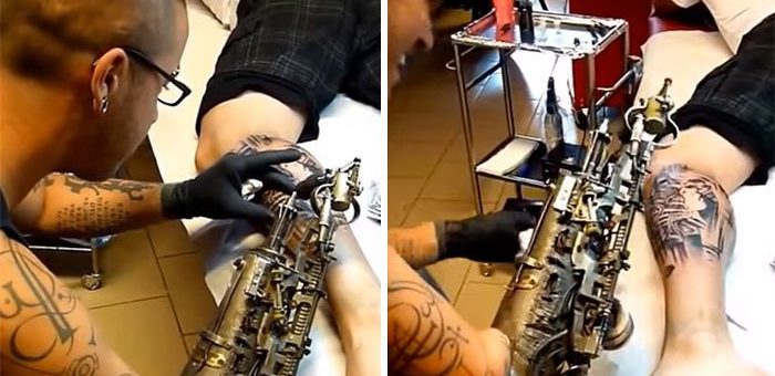 Jc Sheitan Tenet Tatuatore Senza Braccio